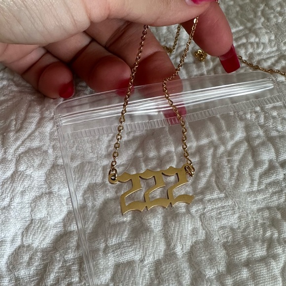 BRAND NEW ANGEL NUMBER 222 NECKLACE - Picture 4 of 6